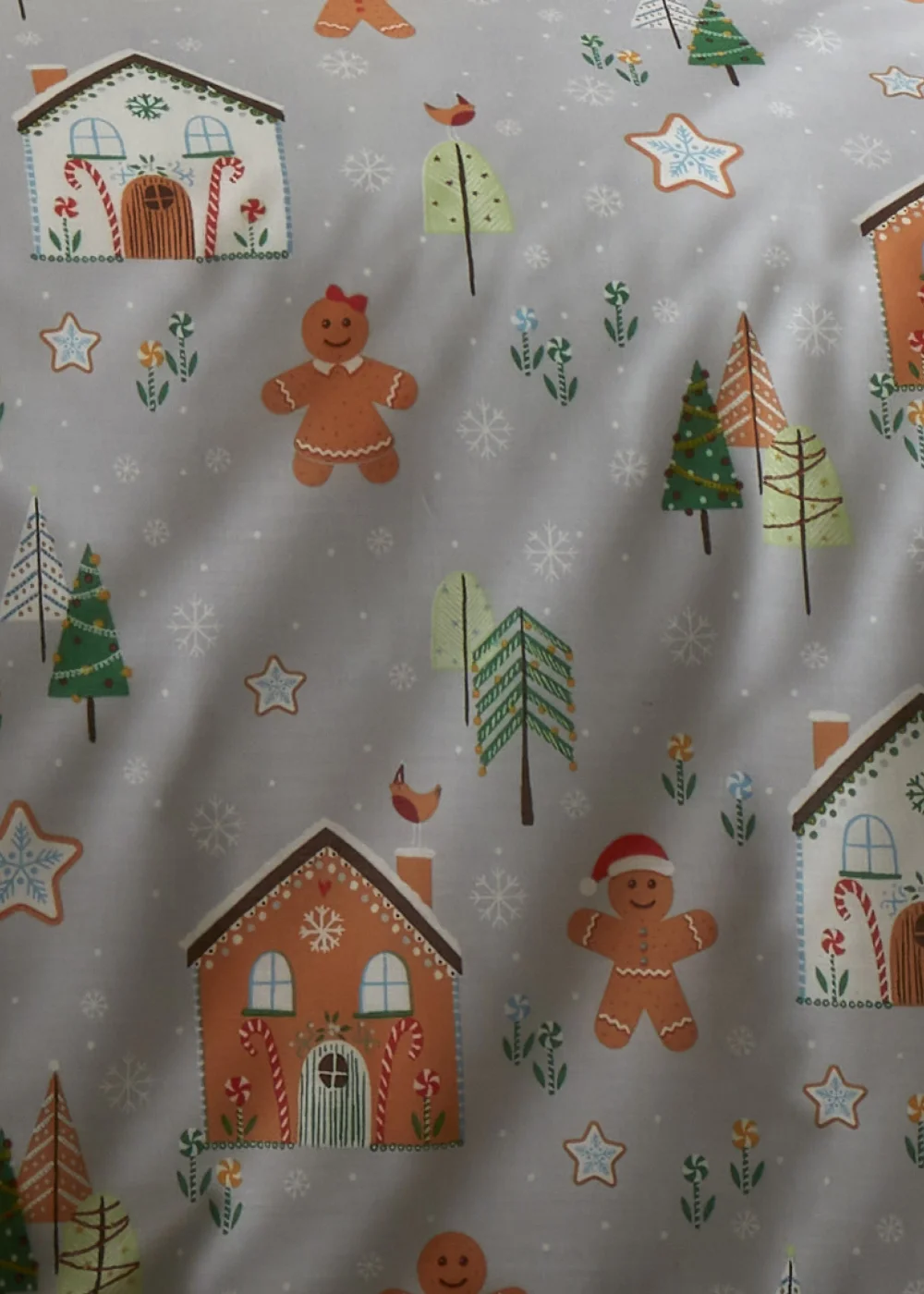 Bedlam Christmas Gingerbread House Duvet Cover Set - Single Image 3