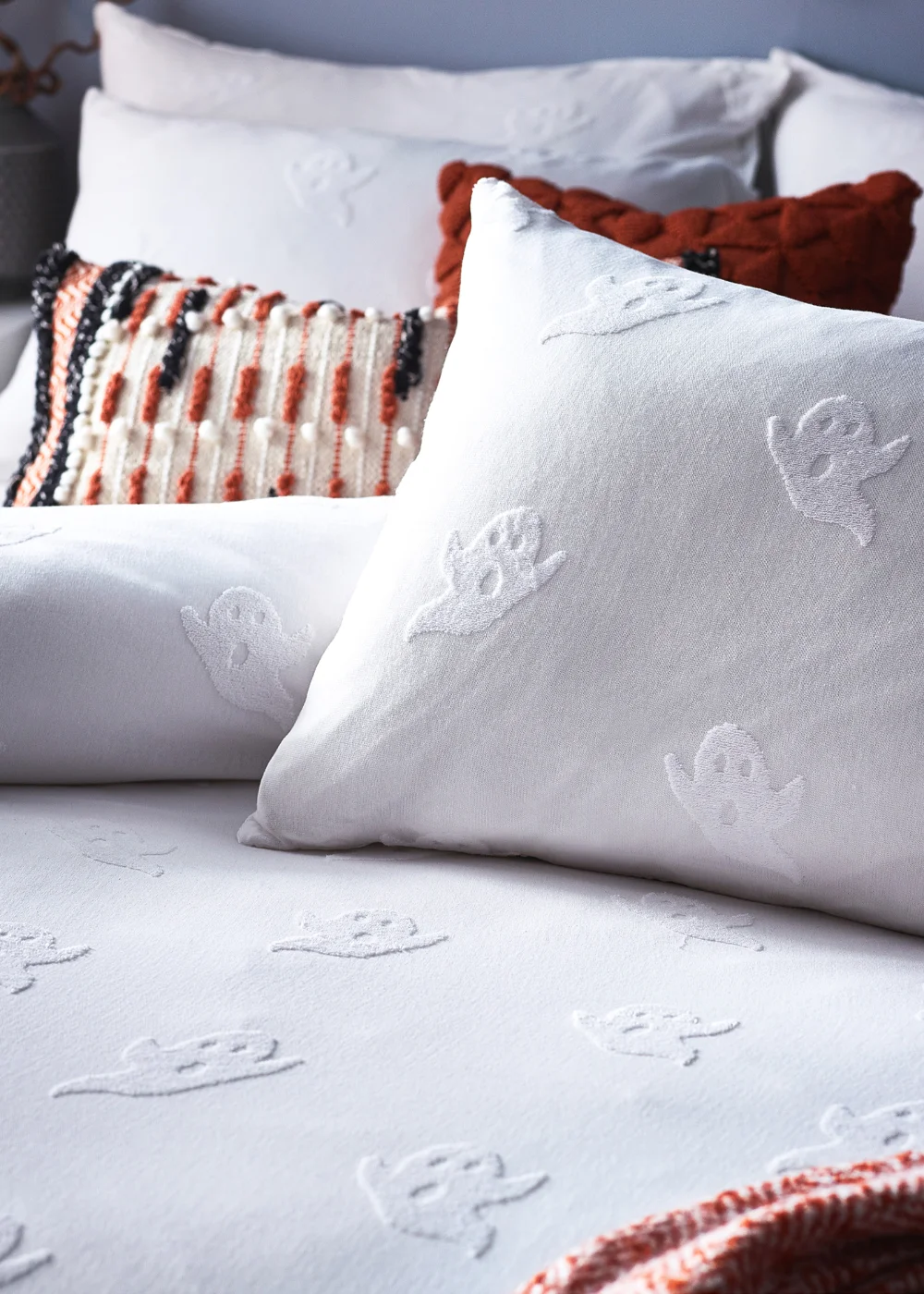 furn. Ghost Tufted 100% Cotton Duvet Cover Set - Single Image 4