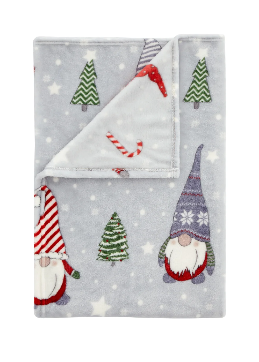 Catherine Lansfield Christmas Gonk Fleece Cosy Blanket Throw - One Size Image 2