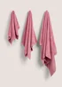 Pink 100% Cotton Egyptian Towels - Hand Towel Image 1