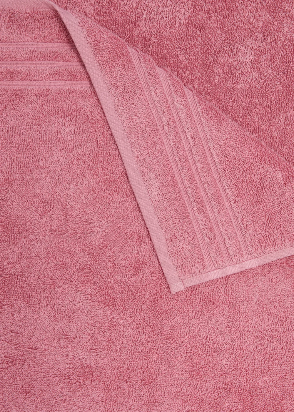 Pink 100% Cotton Egyptian Towels - Hand Towel Image 2