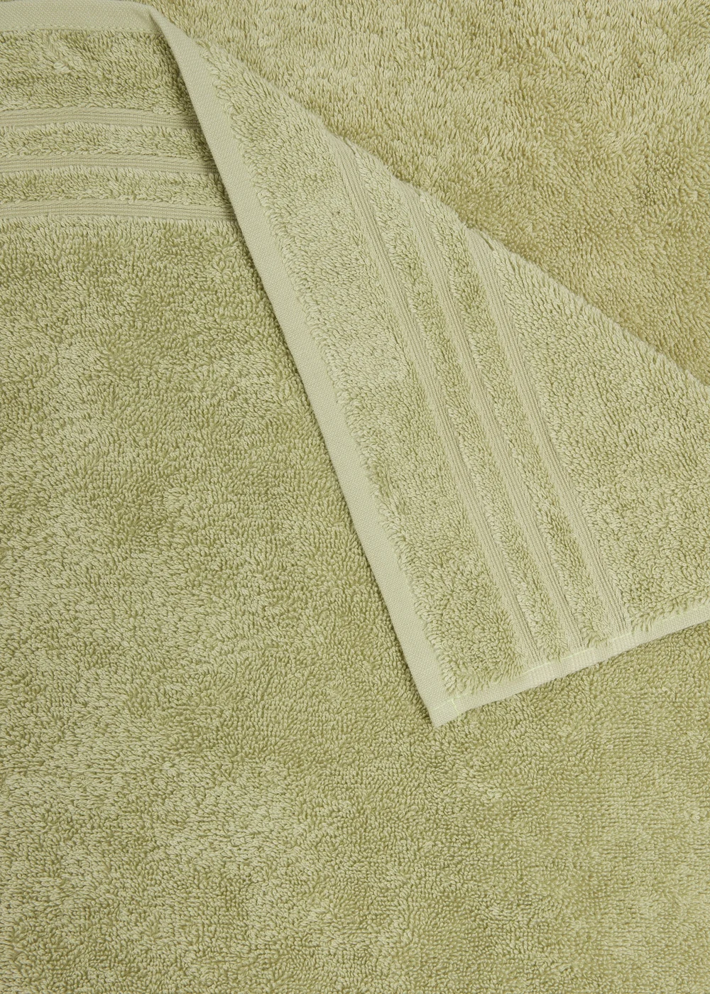 Pear Green 100% Egyptian Cotton Towels - Hand Towel Image 2