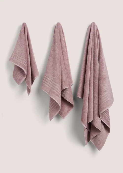 Lilac 100% Egyptian Cotton Towels - Hand Towel Image 1