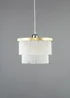 BHS Aubrey Frosted Easyfit Ceiling Light Brass (19cm x 25cm) - One Size Image 3