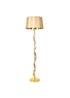 BHS Brookby Palm Floor Lamp Brass (162cm x 46cm) - One Size Image 2
