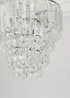 BHS Paladina Easyfit Ceiling Light Chrome (25cm x 25cm) - One Size Image 3