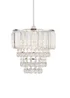 BHS Paladina Easyfit Ceiling Light Chrome (25cm x 25cm) - One Size Image 4