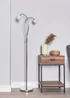 BHS Soni Chrome Floor Lamp - One Size Image 1
