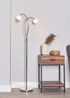 BHS Soni Chrome Floor Lamp - One Size Image 2