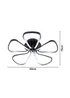 BHS Black Alvar 5 Petals LED Flush Light - One Size Image 6