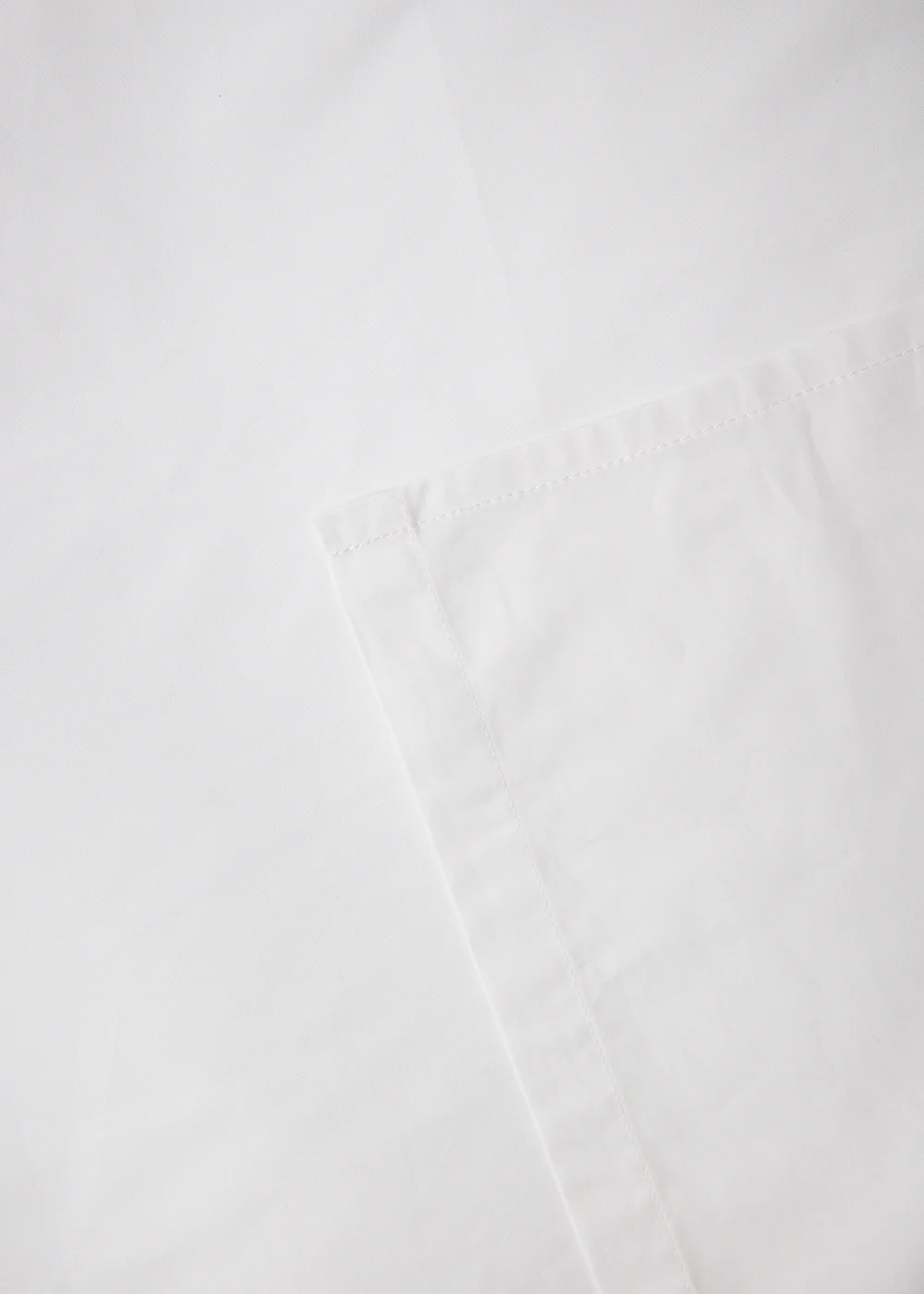 White Flat Bed Sheet - Single Image 2
