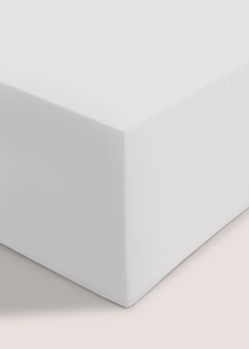 White Flat Bed Sheet - Single Image 1