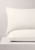 2 Pack White Cotton Housewife Pillowcases Image 1