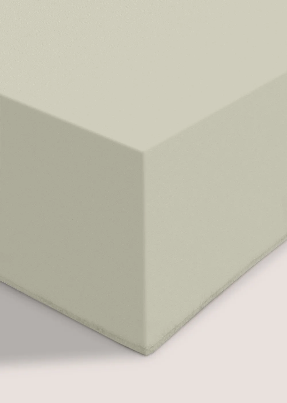 Green Cotton Deep Fitted Bed Sheet (180 Thread Count) - Single Image 1