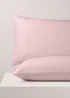2 Pack Pink 100% Cotton Housewife Pillowcases Image 1