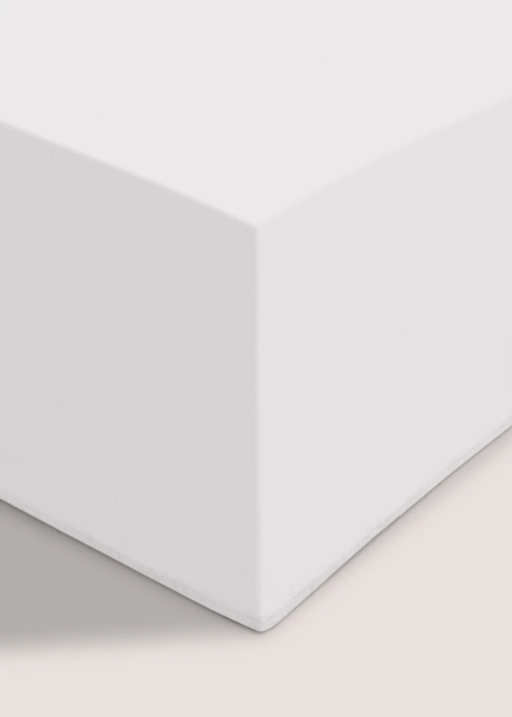 White Extra Deep Bed Sheet (180 Thread Count) - Single Image 1