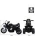 HOMCOM Electric Kids Ride on Motorcycle BMW Liscensed with Headlights and Music (Black) - No Size Image 3