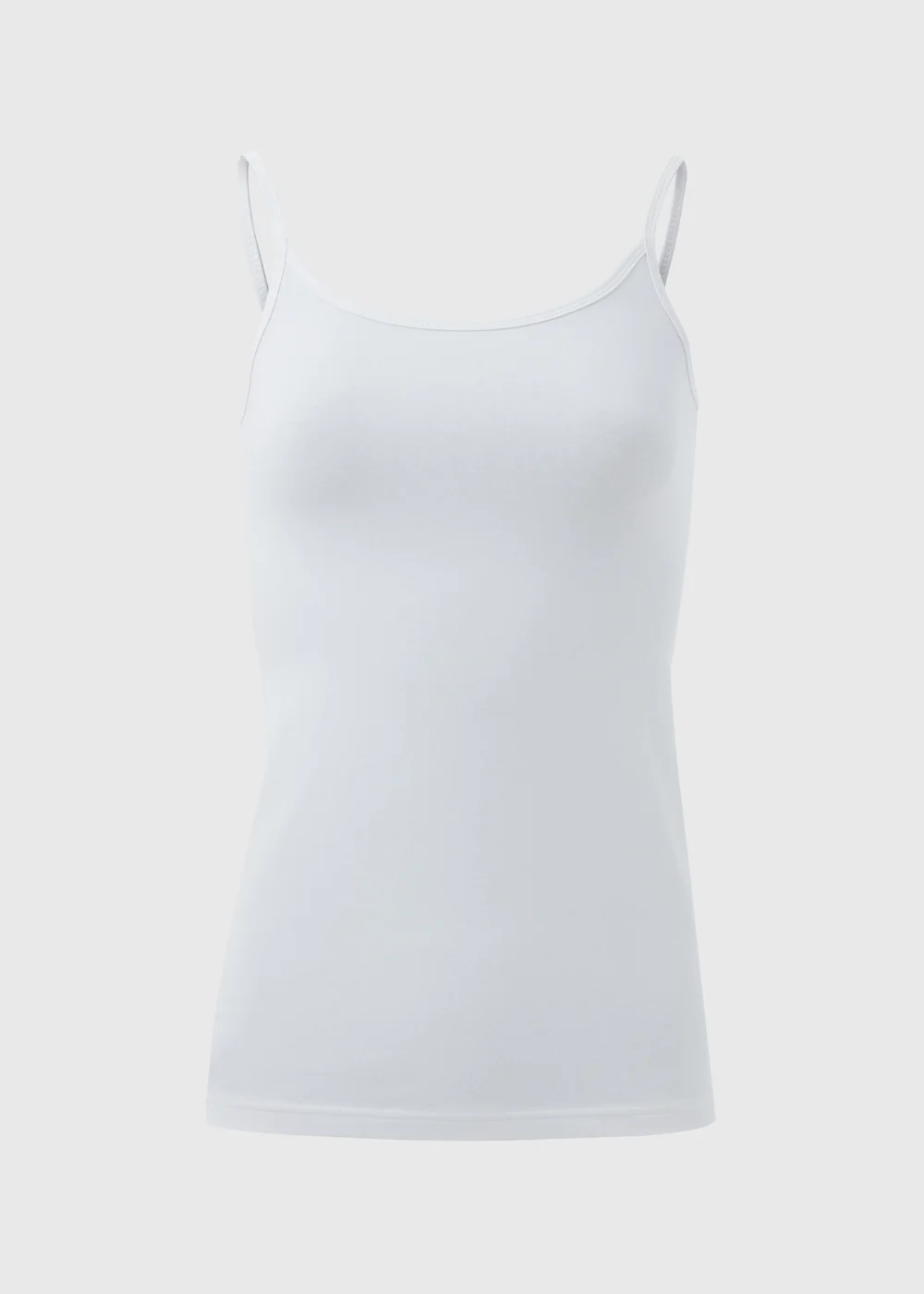 White Basic Cami Top - Size 22 Image 5