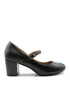 Where's That From Araceli Block Heel Pumps In Black - Size 6 Image 1