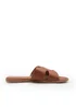 Where's That From Tan Pu Mae Strapped Slider Sandals - Size 5 Image 2