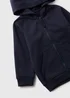 Boys Navy Zip Up Hoodie (1-7yrs) - 1 to 1 half years Image 2