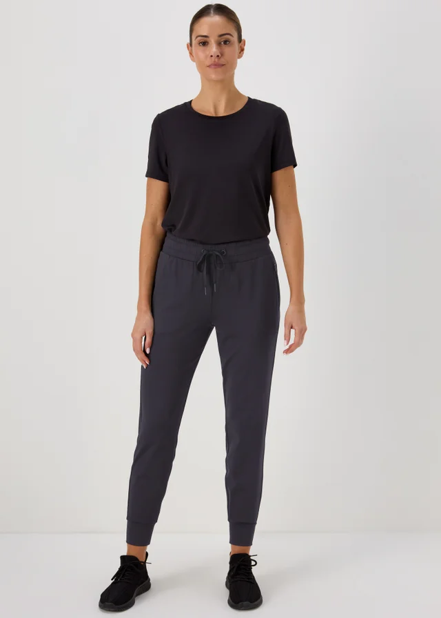 Souluxe Black Active Sports Jogging Bottoms