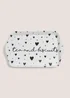 White Heart Tea Tray Image 1