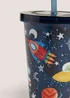 Kids Blue Space Tumbler Image 2