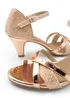 Where's That From Artemis Mid High Heel In Champagne Glitter - Size 7 Image 2