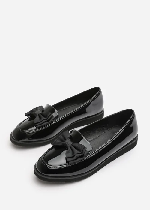 Where's That From Black Patent Pu Alpha Slip On Loafer - 8 Image 5