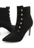 Where's That From Black Suede Blythe Pointed Toe Ankle Boots - Size 4 Image 2