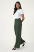 Roman Khaki Wide Leg Stretch Trousers - 10 Image 1