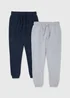 Boys Grey & Navy Joggers Set (7-13yrs) - Age 7 Years Image 1