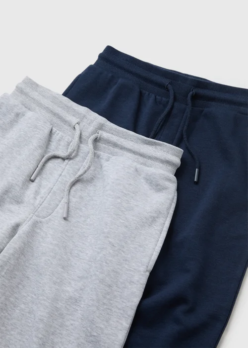 Boys Grey & Navy Joggers Set (7-13yrs) - Age 7 Years Image 2