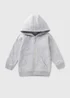 Boys Grey Zip Up Hoodie (1-7yrs) - 1-1.5 Yrs Image 1