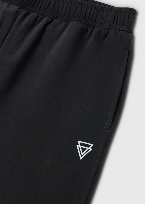 Boys Black Sports Joggers (7-13yrs) - Age 7 Years Image 2