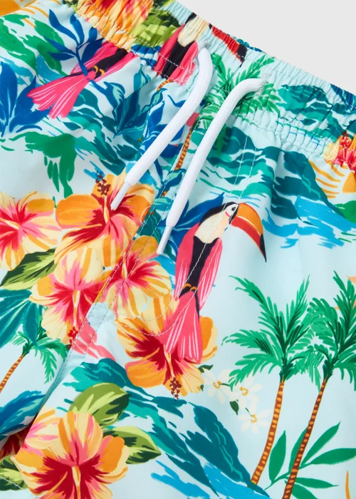 Boys Multicolour Tropical Swim Shorts (1-10yrs) - 1.5-2 Yrs Image 2