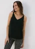 Et Vous Black Plain Cami Top - Size 8 Image 1