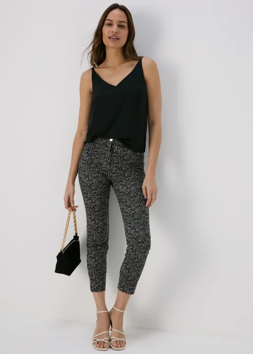 Et Vous Black Plain Cami Top - Size 8 Image 4