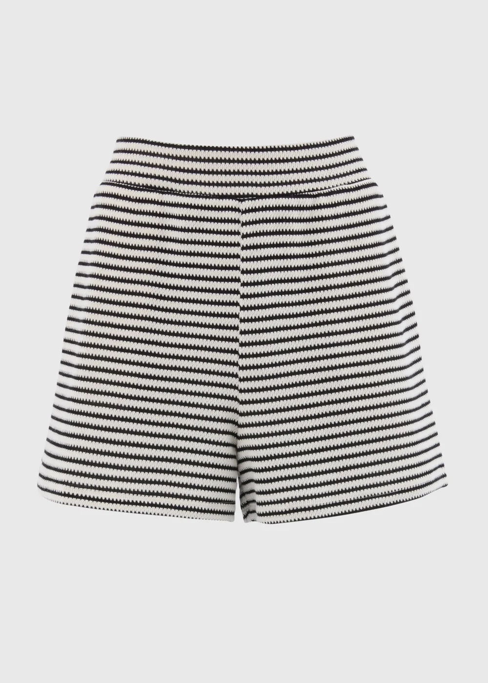 Black & White Stripe Shorts - 8 Image 5