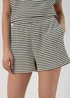 Black & White Stripe Shorts - 8 Image 3