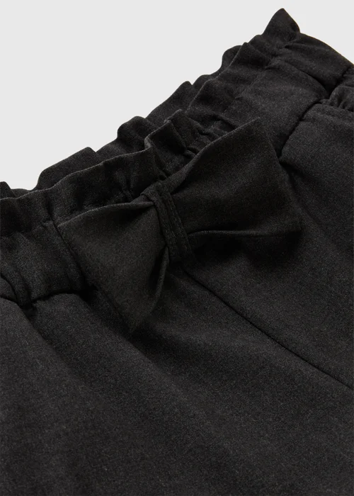 Girls Grey Bow School Shorts (3-13yrs) - Age 4 Years Image 2