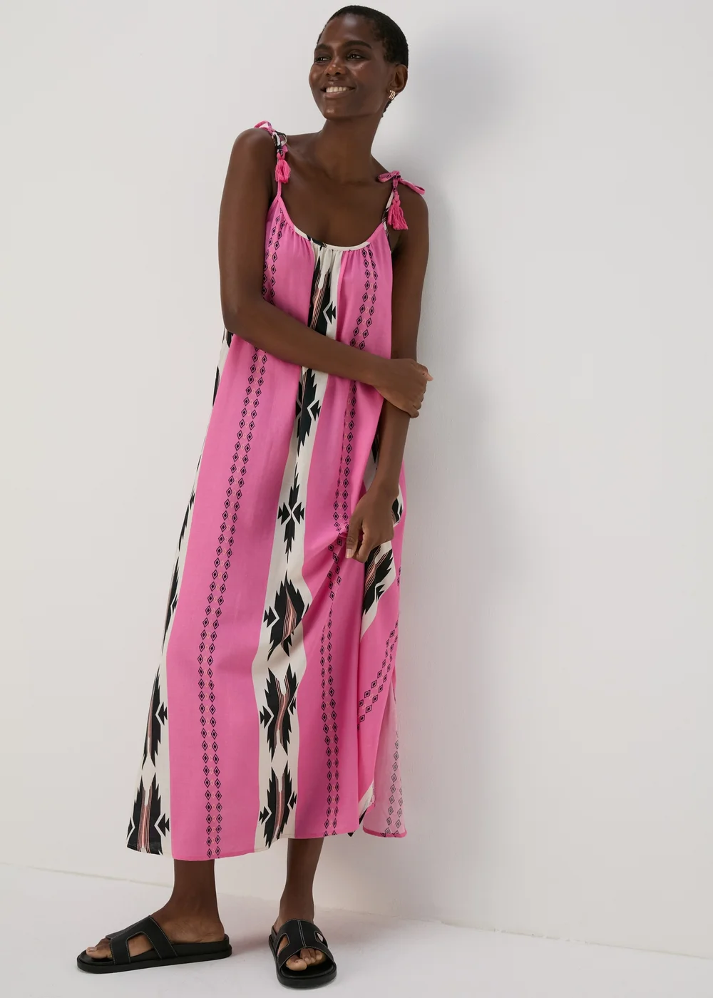 Pink Cami Maxi Dress - 8 Image 1