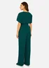 Mela Batwing Stretch Jumpsuit in Green - Size 10 Image 3