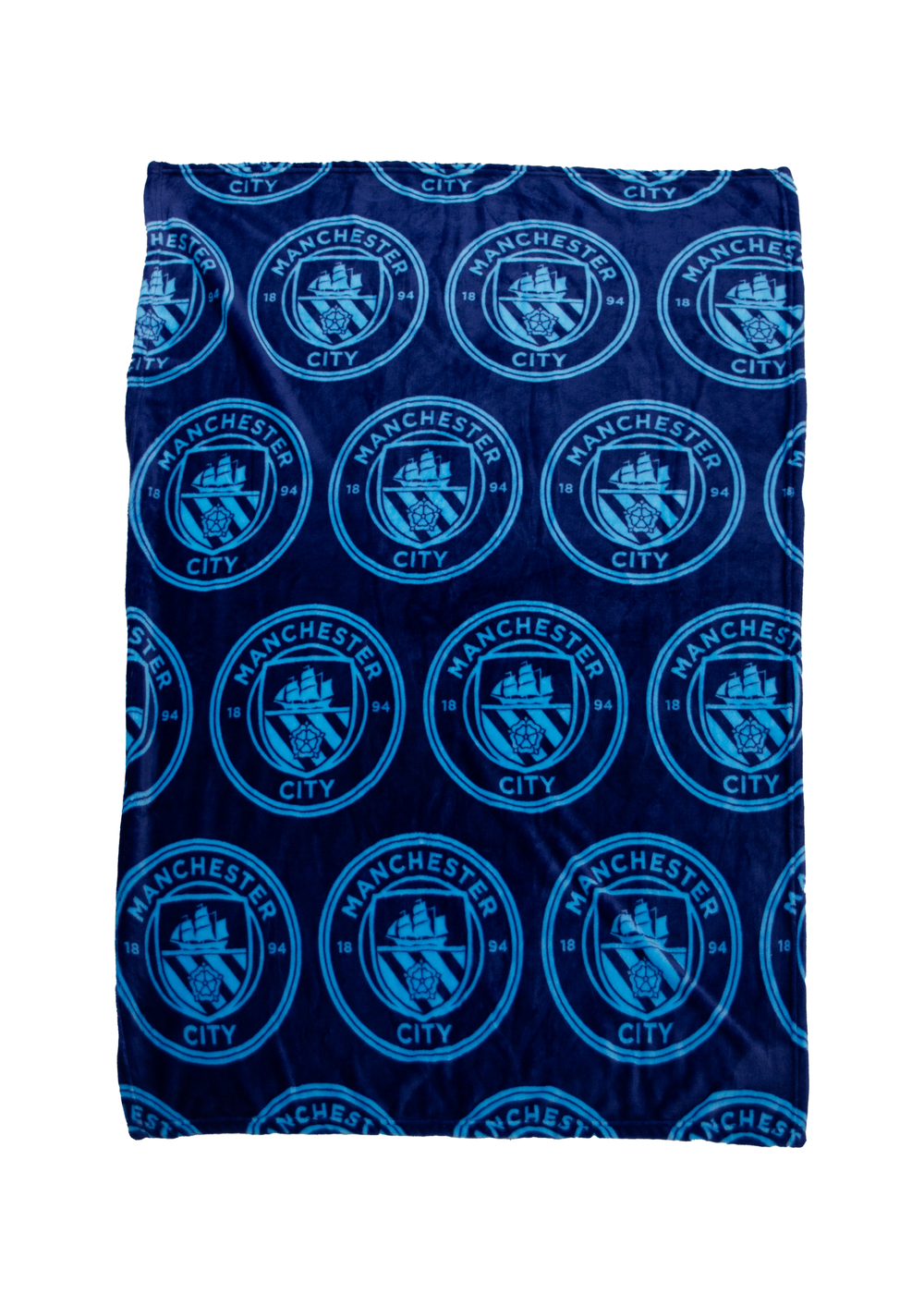 Man City FC Monocrestrev Throw - 100 x 150 Image 1
