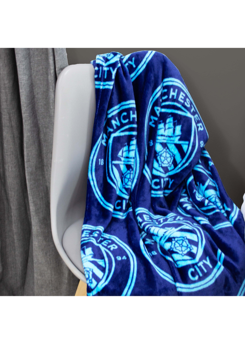 Man City FC Monocrestrev Throw - 100 x 150 Image 2