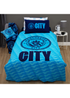 Man City FC Crestcol Duvet Cover Set - Single Image 1