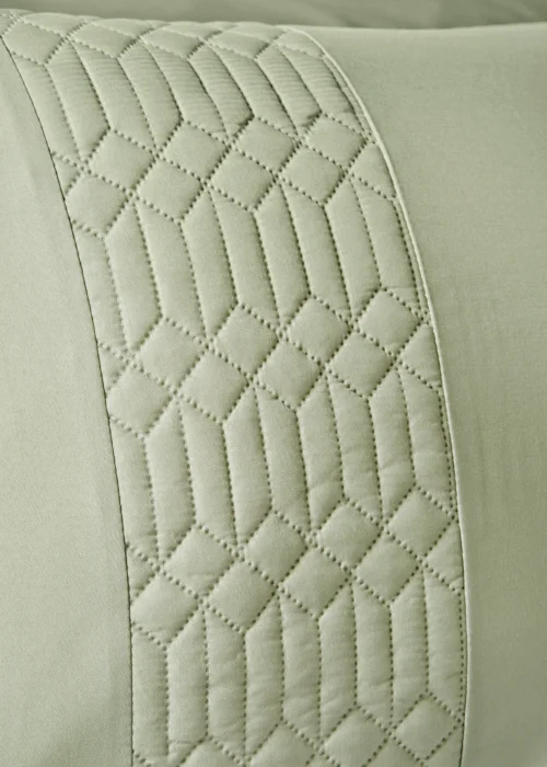 Green Geo Pinsonic Duvet Cover - Single Image 2