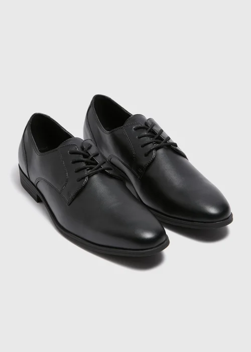 Black Derby Shoes - Size 6 Image 1