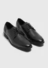 Black Derby Shoes - Size 6 Image 1